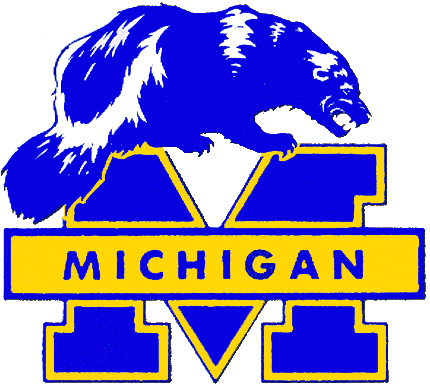 Michigan Wolverines 1979-1987 Primary Logo diy iron on heat transfer